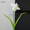 Flor Artificial Iris PU Estilo Pintura al Óleo Francesa Material de Flor para Boda Decoración de Boda Muebles para el Hogar Flor Falsa Flor de Iris