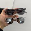 Caixa Pequena Óculos de Sol Masculino Tendência Personalizados Retrô Estilo Coreano Novo Estilo Óculos de Sol Feminino Rosto Redondo Cyber Celebridade Rosto Liso Emagrecedor Artefato