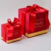Suprimentos para casamento europeu caixa de doces quadrada selo de jade flanela caixa de doces para presente de mão pode adicionar logotipo