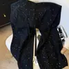 Pantalones Brillantes de Cintura Alta Estrellados de Moda para Mujer 2026 Casual de Verano Nuevo Diseño de Nicho Pantalones Casuales de Pierna Recta