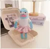 Colgantes de peces geniales, peces flácidos, peces que yacen planos de los residentes de Fondo de Bikini, accesorios para llaveros, chales de Navidad