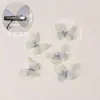 Pinza para el Cabello de Mariposa de Tul Súper de Hada, Dulce y Elegante, con Tres Capas y Pedrería, Pinza Lateral para Flequillo DIY, Accesorio para el Cabello, Pinza Lateral, Adorno para el Cabello