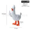 Enfeites de dedo médio de pato transfronteiriço Decoração de design de pátio doméstico Enfeites de pato engraçados Decoração criativa fofa para exterior