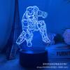 Suministro transfronterizo luz nocturna 3D Spider-Man dibujos animados regalos creativos LED lámpara de mesa pequeña de noche