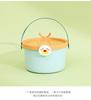 Caja de Dulces Creativa Portátil Caja de Regalo de Acompañamiento de Boda Regalo de Boda Regalo de Cumpleaños Luna Llena del Bebé Cubeta de Plástico