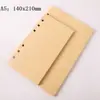 Venta al por mayor pirata esta hoja esta hoja suelta núcleo de repuesto libro de papel Kraft 140*210mm núcleo de repuesto venta al por mayor página interior