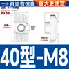 Tuerca en T de Acero Inoxidable 304 Estándar Europeo Accesorios para Perfil de Aluminio Tuerca Deslizante Tipo T 20/30/40/45 Tipo Tuerca