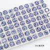 Rhinestones Octagonales Corte Rosa Dongzhou de 8 mm, Rhinestones Brillantes K9 con Base Puntiaguda, Nuevas Decoraciones para Uñas, Rhinestones para Accesorios de Aretes DIY