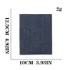 Calcomanías de Tela Bordadas de Mezclilla Lavada Codo DIY Corte Aleatorio Calcomanías Bordadas Rectangulares Parches para Codo de Ropa