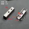 Conectores para Tubos Quadrados, Grampos em Forma de U de Ferro Sem Solda, Fixadores de Aço Inoxidável para Móveis, Expositores, Conectores de Ranhura C