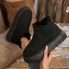 2025 Nuevas Botas de Nieve de Suela Gruesa para Mujer de Otoño e Invierno Zapatos de Algodón con Forro de Terciopelo Punta Redonda Botas de Algodón Amazon