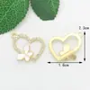 Accesorios para Joyería DIY de Venta Caliente Transfronteriza, Joyería DIY Hecha a Mano con Forma de Corazón y Mariposa, Accesorios para Joyería DIY de Esmalte de Alta Calidad