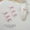 Acessórios Populares de Mini Laço para Nail Art, Versáteis Decorações de Laço 3D em Cores Dopamina Vibrantes para Unhas