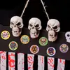 500 Pegatinas Calavera Halloween Pegatinas Graffiti 1 pulg Fiesta Festiva Sobre Tarjeta Suministros para Fiesta Decoraciones DIY