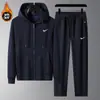 Trajes Deportivos para Hombres y Mujeres, Nuevos de Otoño e Invierno de Moda Holgados Casuales para Pareja Sudadera Cardigan Traje Deportivo Casual para Hombres