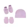 Conjunto de Gorro y Guantes para Bebé Unisex Manoplas Gorro de Algodón para Bebé Guantes Gorro Gorro de Hospital