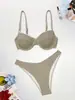 Especialmente Projetado para Plataformas de E-Commerce, Novos Biquínis Femininos Sexy Europeus e Americanos, Modelos Modernos com Renda e Aro, Pronto para Atacado