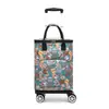 Carrinho de compras doméstico carrinho de compras leve dobrável roda universal carrinho bolsa térmica carrinho de compras de supermercado atacado