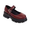Sitio Independiente Deseo Hebilla Transfronteriza Planos Tacón Medio Suela Gruesa 1854Shopee Zapatos de Mujer