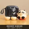 Formato de Panda Conjunto de Chá Portátil Criativo Fofo Bule de Cerâmica Xícaras de Chá Conjunto de Chá de Viagem Embalado em Caixa de Presente