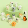 Resina Flocagem Cachorrinho Fofo Capa de Celular Bolsa Pingente Chaveiro DIY Pingente Joias Decorativas Acessórios