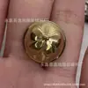 Botão criativo imitação de metal em formato de laço gravata borboleta botão fofo infantil acessório de fivela decorativa tridimensional retrô menina