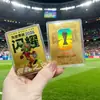 Pegatinas Doradas 999 para Teléfono Temáticas de la Copa Mundial de Oro de EE. UU., Canadá y México, Coleccionables para Fans, Regalos Empresariales, Pegatinas Doradas al por Mayor