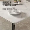 Mesa de comedor de pizarra para uso doméstico, mesa de comedor moderna simple y de lujo ligero, juego de mesa y sillas de comedor rectangulares de mármol para apartamentos pequeños