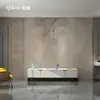 Nuevo estilo chino sofá de sala de estar de lujo ligero fondo de pared de TV papel tapiz elegante retro pared sala de té tela de pared mural de protección ambiental