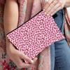 Estampado de Leopardo Mariposa Festival Dulce Fresco Estilo Bolsa de Maquillaje Gran Capacidad Bolsa de Almacenamiento Portátil para Mujer Maquillaje Cuidado de la Piel Bolsa para Lavar Maquillaje
