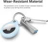 Soporte para AirTag Llavero para Airtag, Anti-rayaduras, Diseño de Cierre Giratorio, Estuche para Airtag con Anillo de Llavero de Metal - Accesorio AirTag para Niños, Llaves, Mascotas, Equipaje y Más