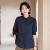 Camisa de Manga Larga Yun Yun para Mujer Otoño 2025 Nueva Ropa Profesional de Trabajo de Alta Gama Formal Solapa Top Versátil