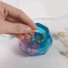 Molde de Caja de Almacenamiento de Resina de Cristal DIY Caja de Almacenamiento de Piedras Preciosas Facetadas Almacenamiento de Joyería Tarro de Resina Epoxi Molde de Silicona