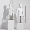 Maniquí de torso de modelo femenino, soporte de exhibición, estante para tienda de ropa de hombre y mujer, maniquí de escaparate, soporte para maniquí