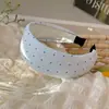 Faixa de Cabeça Colorida com Bolinhas e Aba Larga para Mulheres, Faixa de Cabelo para a Primavera para Lavar o Rosto, Faixa de Cabelo Antiderrapante para Controlar Fios Soltos, Acessório de Cabelo Estiloso