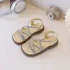 Sandálias Infantis, Sapatos de Princesa Estilosos com Strass para Meninas, Novo Modelo de Verão 2026 para Bebês Meninas, Sandálias de Praia Infantis com Solado Macio