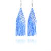 Pendientes de cuentas de estilo bohemio europeo y americano color tejido a mano borla larga pendientes de cuentas Miyuki venta al por mayor