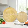 Tábua de Corte de Madeira Imitando Bambu de Alta Densidade para Uso Doméstico Tábua de Corte de Cozinha Pequeno Bloco de Corte Tábua Dupla Face