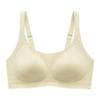 Sujetador deportivo de látex tipo chaleco ajustable, sin aros de acero, para mujer, con fruncido en el pecho y sujeción de parammary, antiflacidez.