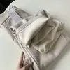 La primavera no se retrasa Nuevos productos de otoño Algodón elástico con cordón y cintura elástica Estilo perezoso Pierna curva Pantalones de chándal casuales de pierna ancha Adelgazantes para mujer