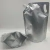 Saco Personalizado de Fábrica 1L em Folha de Alumínio para Bebidas Alcoólicas, Bolsa Tipo Saco com Bico Espessado, Bolsa Autoportante para Líquidos de Bebidas Alcoólicas e Vinho Tinto