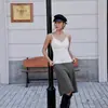 Nueva camisola de cuello en V con copas en el pecho, encaje francés, terciopelo cálido, estilo puro y sexy, tirantes finos 3612