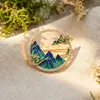 Broche de Flor de Peonía Guofeng para Mujer de Gama Alta Exquisito Estilo Antiguo Primavera y Verano Cheongsam Abrigo Chino Corsage Pin de Abrigo Accesorios