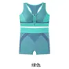 Nuevo traje deportivo con cremallera ropa interior simple de triángulo body de una pieza shorts de triángulo trabajador de fábrica venta al por mayor directa