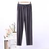 Pantalones de dormir para hombre de seda de hielo modal de verano, pantalones para casa, finos, talla extra, casual, holgados, largos, pantalones deportivos