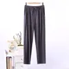 Pantalones de pijama para hombre de seda de hielo y modal Pantalones para casa Talla grande Casual Holgados Pantalones de una pieza Dropshipping Talla grande Sueltos
