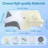 Almofada de Memória para Dormir em Formato de Chifre Transfronteiriça para Casa Proteção da Coluna Cervical Espuma de Memória de Rebound Lento Zero Pressão Almofada em Formato de Chifre
