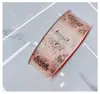 3.8cm Venta Caliente Transfronteriza Termoestable Estampado en Caliente Patrón Europeo Textura Agrietada Hecho a Mano DIY Cinta Lazo Accesorios para Cajas de Regalo