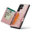 Funda de cuero con tarjetero y soporte retro para Samsung Fold5, funda plegable para teléfono móvil A54, carga magnética S24Ultra
