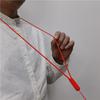 Cordón de silicona líquida ajustable, largo, para el pecho, con certificado de marca, para colgar en el cuello, elástico, para teléfono móvil.